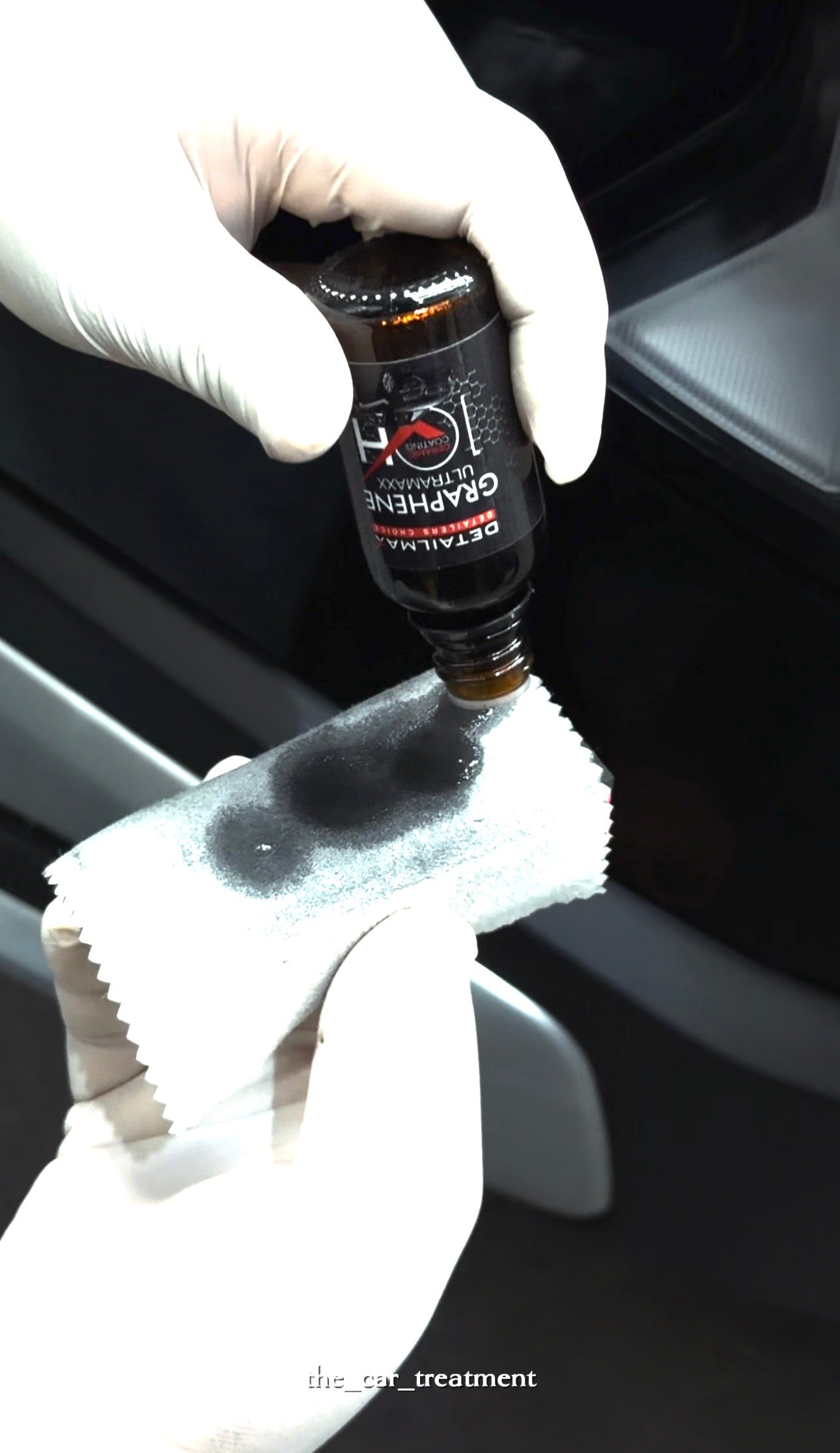 Modern car detailing workshop